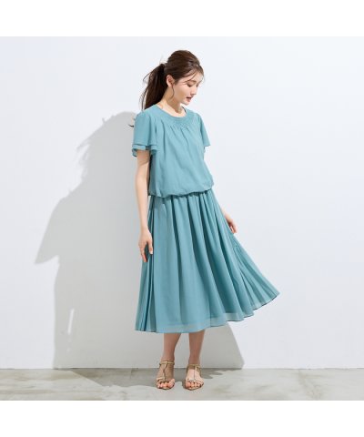 ローズティアラ RoseTiara 【セットアップ対応】フレアプリーツスカート