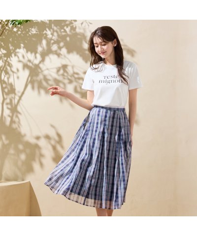 ローズティアラ RoseTiara 【セットアップ対応】マドラスチェック風プリン