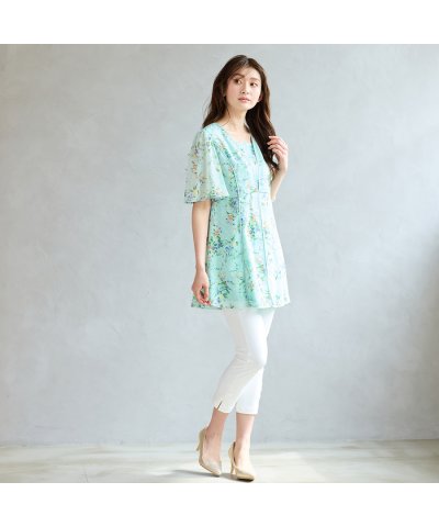 ローズティアラ RoseTiara 【接触冷感/UVカット/伸縮性◎】フラワーレ