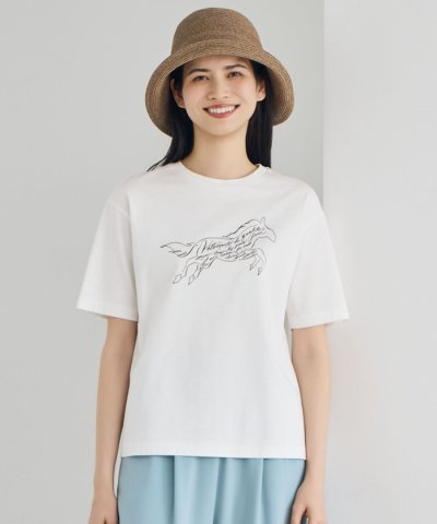 【カタログ掲載】ホースモチーフロゴ Tシャツ