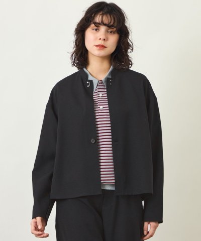 GREY LABEL ドライタッチオックス スタンドカラージャケット