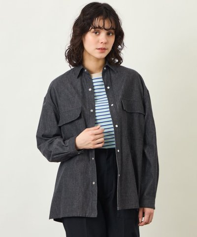 GREY LABEL ライトデニムワークシャツ