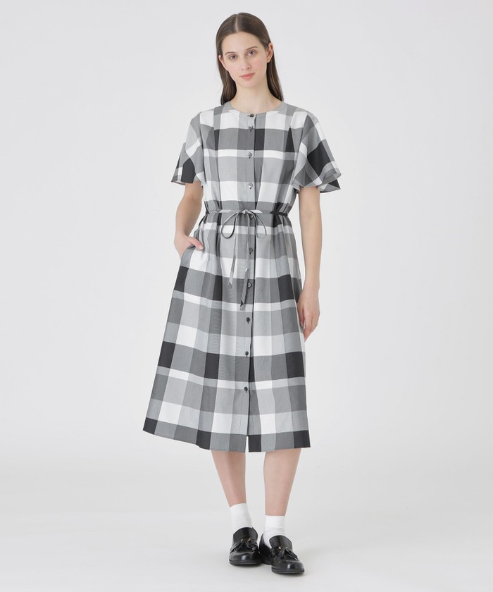 クレストブリッジチェックライトクロッシングツイルシャーリングドレス 一部店舗限定】クレストブリッジチェックライトクロッシングツイル
