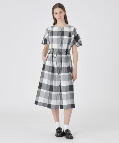 【一部店舗限定】クレストブリッジチェックライトクロッシングツイルドレス