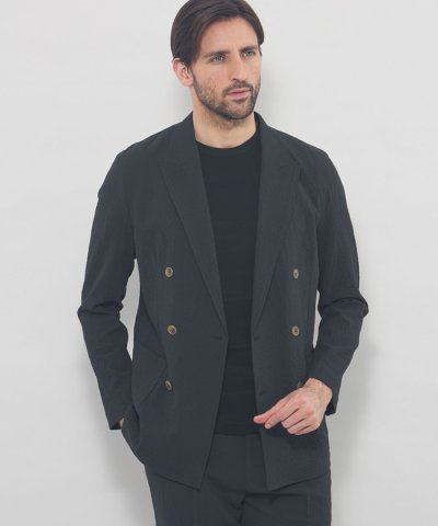 ダブルウールサッカージャケット