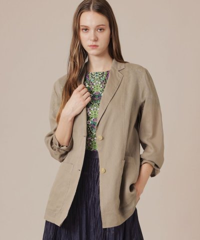 【eclat5月号掲載】シアーコットンドビージャケット