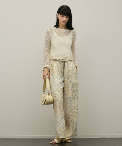 プリントイージーパンツ