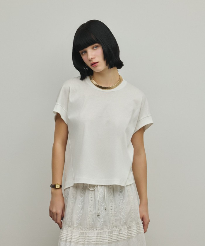 グレースコンチネンタル  Tシャツ グレースコンチネンタル GRACE CONTINENTAL レースTシャツ （ホワイト