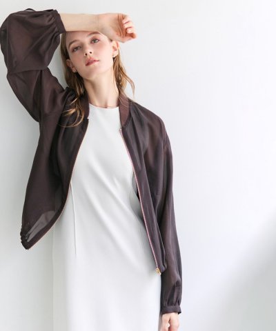 SERAPHIN / ライトシアーギャザー ブルゾン