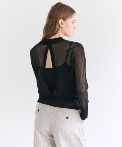 PYRRHOT / シアーコンビ バックスリットプルオーバー