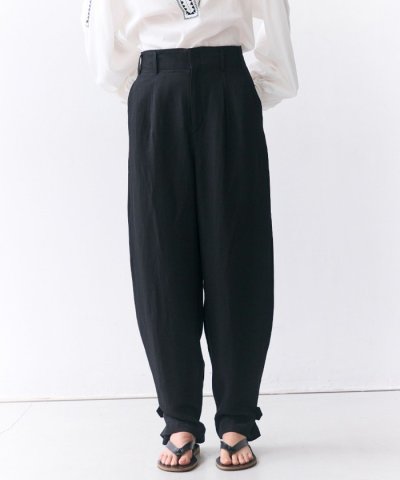 BERNARD / リネン混 ヘムタグ 2WAYパンツ