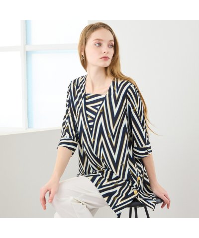 リリアンビューティ Liliane Burty 【M～4L】マリンボーダープリン