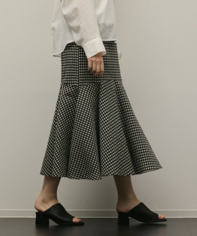 【スタイリスト木津明子さんインスタライブ紹介】チェックマーメイドスカート