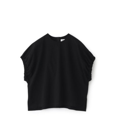 【SACRA】ギャザースリーブカットソー《WEB＆EPOCA THE SHOP店
