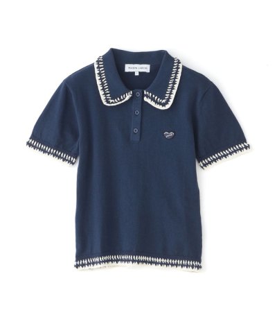 【MAISON LABICHE】トリミングポロニット《WEB＆EPOCA THE