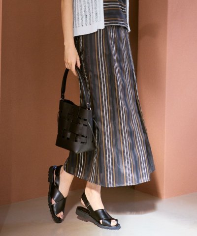 【カタログ掲載・セットアップ対応】マルチストライプジャカード スカート
