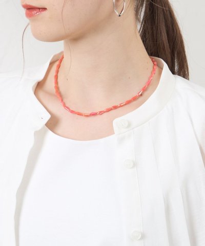 カラーガラスネックレス