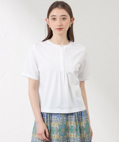 【接触冷感・UV対策】Blousey フロントレース プルオーバー