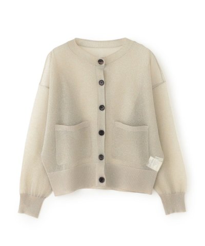 【marmors】シアーラメカーディガン《WEB＆EPOCA THE SHOP店