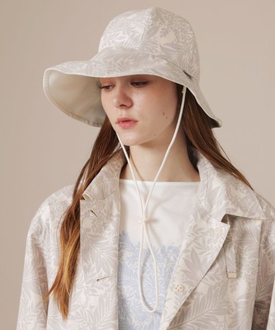 レインタフタプリントリバーシブルハット