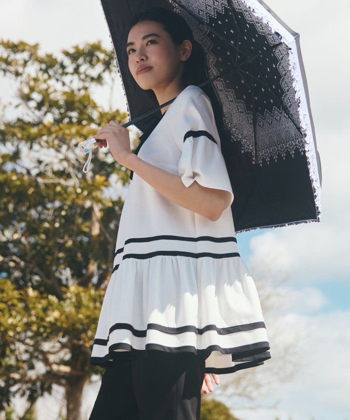 トゥー ビー シック TO BE CHIC バイカラーカットソー チュニック