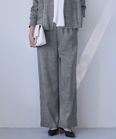 ライトスラブツイード ワイドパンツ