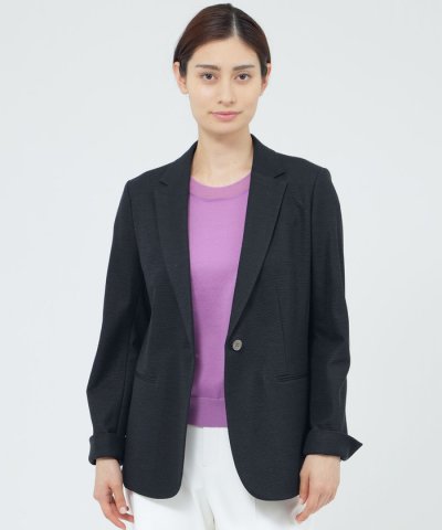 【WEB・一部店舗限定】【ウォッシャブル】エアリージャージ　ジャケット