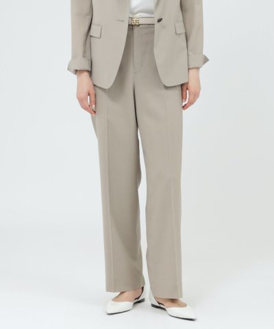 【ウォッシャブル/防しわ性】ブリーザブルウーステッド　パンツ