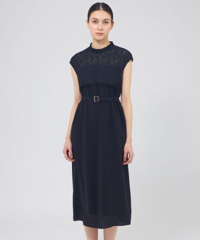 リバーレースケープドレス