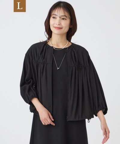 【L】【ウォッシャブル】ブライトワッシャーブルゾン