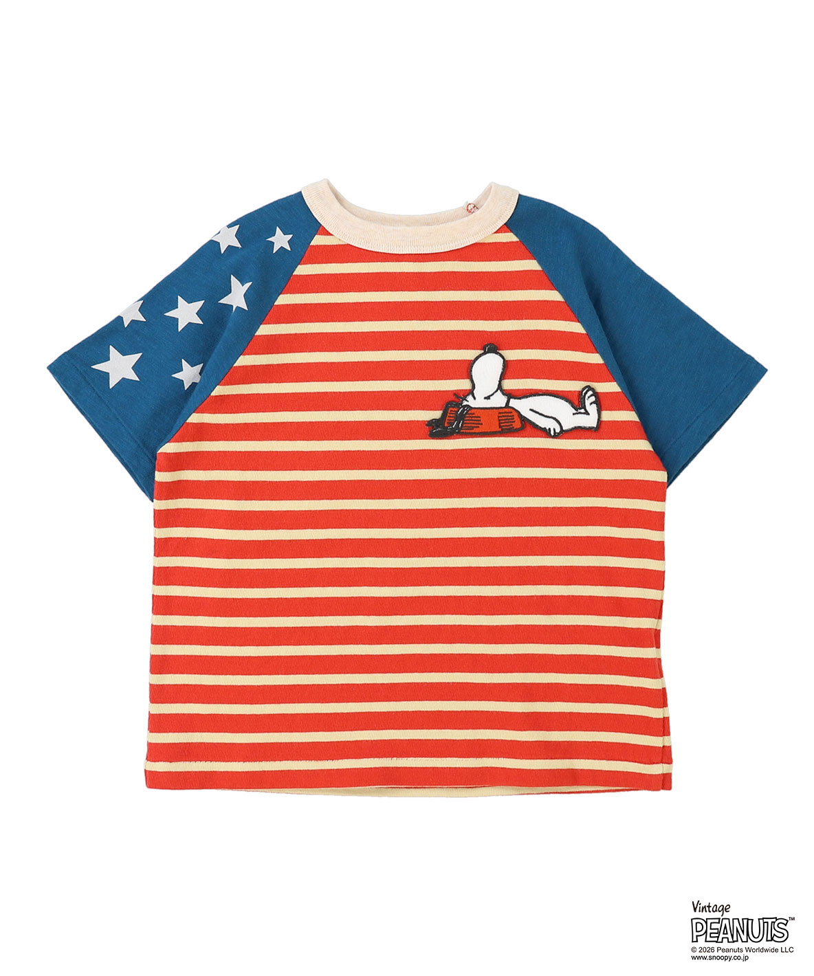 新品DENIM DUNGAREEデニム　ダンガリーSNOOPY ジャケット140 DENIM DUNGAREE 22621190 ダンガリーSNOOPY シャツ col. NAVY size