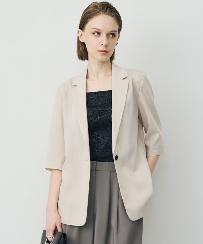 美品✨ICB エステル メモリータフタ ブルゾン M ジャケットコート 楽天市場】【SALE／40%OFF】【洗える】 エステルメモリータフタ