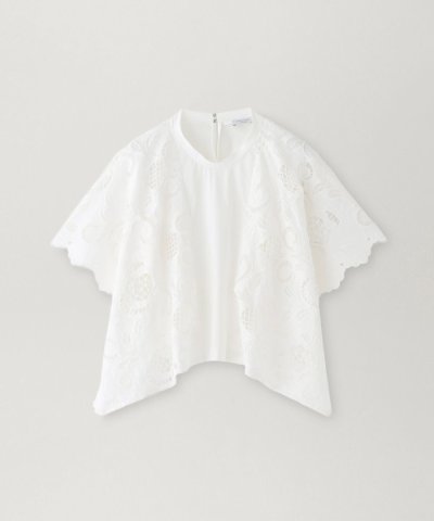 【near.nippon】レーススリーブTブラウス《WEB＆EPOCA THE