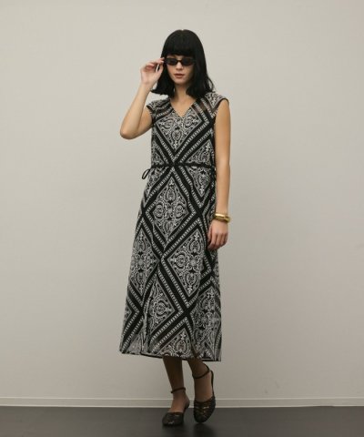 刺繍ジレワンピース