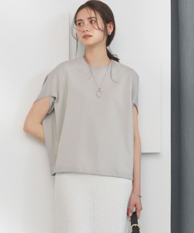 【SLOW/一部店舗限定】ライトダンボール ドロストデザイン カットソー