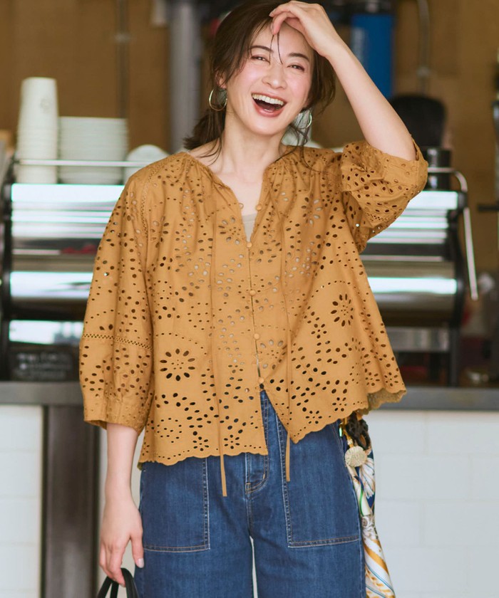 L｜シャツ・ブラウス｜23区 (Lサイズ)(ニジュウサンク Lサイズ)｜阪急