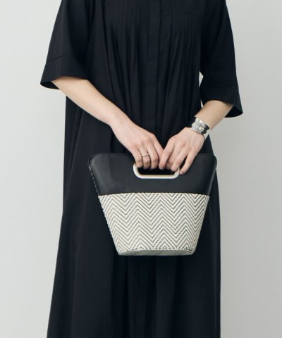 フェイクラフィア2WAYバッグ