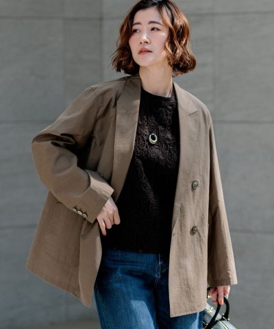 MANTECOブライトワッシャー ダブル ジャケット