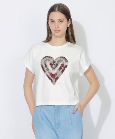 【WEB限定】チュールハートTシャツ