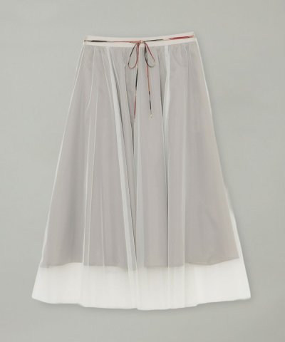 グラデーションチュールスカート