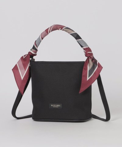 スカーフミニバケットバッグ