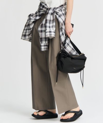 MANTECOブライトワッシャー ワイドパンツ