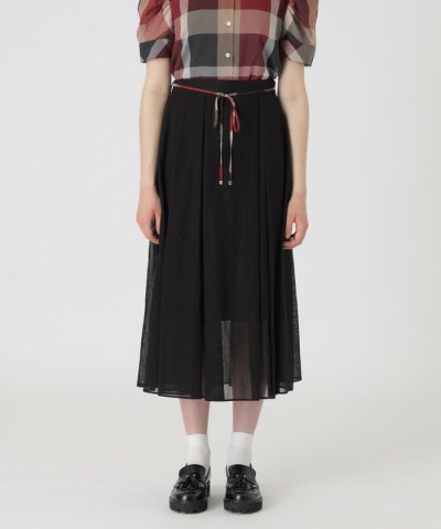 【店舗限定】シアーストライプフレアスカート