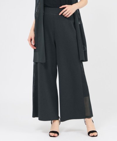 【La maglia estate】 ニットワイドパンツ