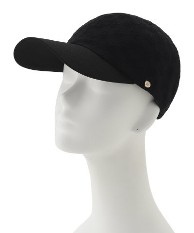 レースキャップ 帽子 UVカット チャーム付き