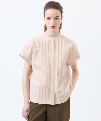 ウールライクトロピンタックブラウス