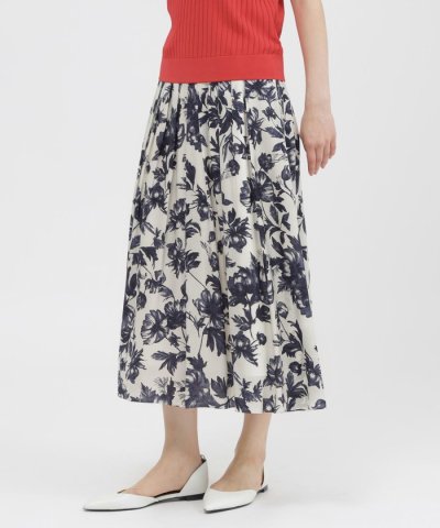 【eclat/Nikkei Magazine掲載】【接触冷感】シアーフラワープリ