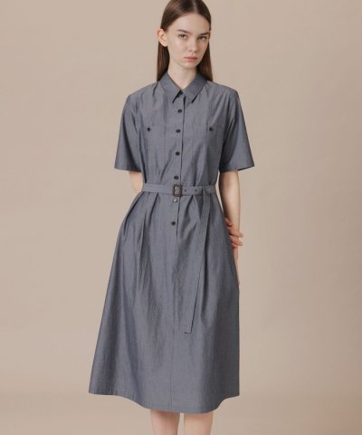 ハイカウントエンザイムシャツワンピース