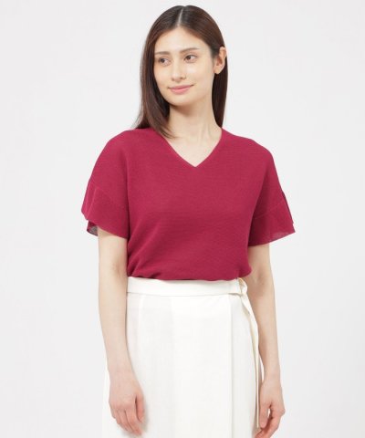 【WEB・一部店舗限定/ウォッシャブル】ペーパーホールガーメント　プルオーバー