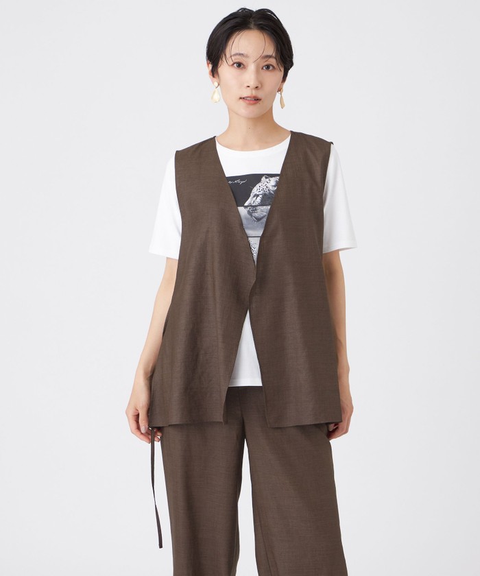 ファー付きレザージレ MONZIES レザージレ｜トゥモローランド 公式サイト